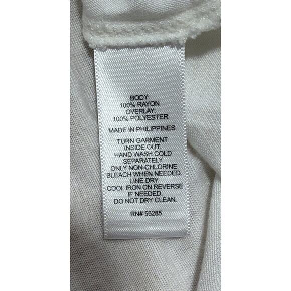 Express Ivory Sparkly Rhinestone Overlay Tank Top size Small - Picture 7 of 7